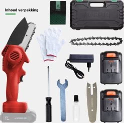 Foumt Mini Tronçonneuse MK-1 - Scie à élaguer - Tronçonneuse - Tronçonneuse électrique - Étui Inclus - Batterie Extra - Rouge 20 Foumt Mini Tronçonneuse MK-1 - Scie à élaguer - Tronçonneuse - Tronçonneuse électrique - Étui Inclus - Batterie Extra - Rouge -Outils de jardinage professionnels 1200x1193