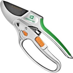 Grüntek Sécateur à Cliquet KAKADU, Jusqu'à Ø24 Mm, Cisailles à Arbre Avec Cliquet Marche/arrêt, Cisaille à Enclume Pour Branches Boisées, épaisseur De Coupe Jusqu'à 24 Mm, Bypass Cisailles De Jardin -Outils de jardinage professionnels 1200x1194 1