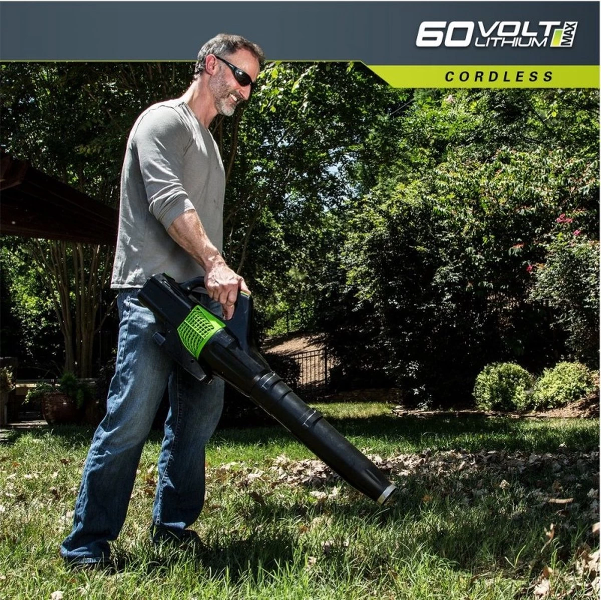 Souffleur De Feuilles à Batterie Greenworks 60 Volts GD60AB 7 Souffleur De Feuilles à Batterie Greenworks 60 Volts GD60AB – Image 5