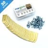 Lames Pour Tondeuse Robot Gardena - Husqvarna Automower - 30pcs - FULL Titane - Boîte En Plastique - Megoo® -Outils de jardinage professionnels 1200x1198 8