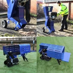 T-Mech Bundle: Fendeuse De Bûches 520 Mm / 7 Tonnes + Déchiqueteuse 15 CV 102 Mm Max - Déchiquetage De Bois - Fendage De Bois - Équipement De Sécurité GRATUIT - Déchiqueteuse De Bois -Outils de jardinage professionnels 1200x1200 1038