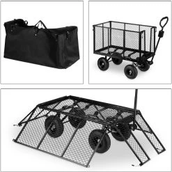 Chariot De Plage Relaxdays Avec Pneumatiques - 500 Kg - Chariot De Transport - Chariot De Jardin - Chariot De Plage -Outils de jardinage professionnels 1200x1200 1061