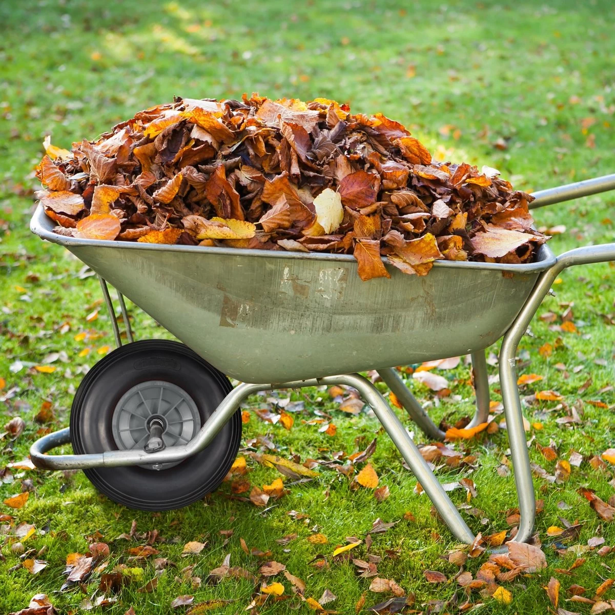 Roue De Brouette Relaxdays Anti Crevaison - 4.00-6 - Roue De Secours - PU - Complète - 3 Adaptateurs Zwart - Gris 5 Roue De Brouette Relaxdays Anti Crevaison - 4.00-6 - Roue De Secours - PU - Complète - 3 Adaptateurs Zwart - Gris – Image 3