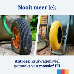 MESO Roue De Brouette Anti Fuite - 4.80/4.00-8 - Pneu Massief PU - Roue Anti-Fuite Avec Axe 130mm - Pneu De Brouette 4.80/400 Pour Brouette -Outils de jardinage professionnels 1200x1200 1104