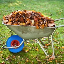 Roue De Brouette Relaxdays Anti Crevaison - 4.00-6 - Roue De Secours - PU - Complète - 3 Adaptateurs Blauw Rouge -Outils de jardinage professionnels 1200x1200 1110