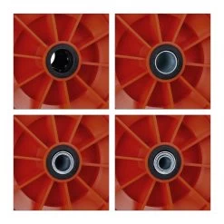 Roue De Brouette Relaxdays Anti Crevaison - 4.00-6 - Roue De Secours - PU - Complète - 3 Adaptateurs Blauw Rouge -Outils de jardinage professionnels 1200x1200 1113