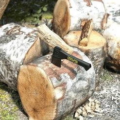 Hache Longueur 23 Cm, Petite Hache D'extérieur Pour Le Jardinage Et Le Bois De Chauffage, La Construction Et La Coupe, Hache De Camping De Survie Avec Manche Ergonomique, Style Léger En Fibre De Verre, Housse De Protection Incluse (LX-V9) -Outils de jardinage professionnels 1200x1200 113