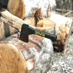 Hache Longueur 23 Cm, Petite Hache D'extérieur Pour Le Jardinage Et Le Bois De Chauffage, La Construction Et La Coupe, Hache De Camping De Survie Avec Manche Ergonomique, Style Léger En Fibre De Verre, Housse De Protection Incluse (LX-V9) -Outils de jardinage professionnels 1200x1200 114