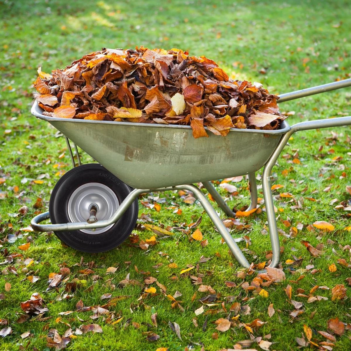 Roue De Brouette Relaxdays 4.80 4.00-8 - Roue De Secours - Pneu En Caoutchouc - Chariot De Roue De Diable Noir-gris 6 Roue De Brouette Relaxdays 4.80 4.00-8 - Roue De Secours - Pneu En Caoutchouc - Chariot De Roue De Diable Noir-gris – Image 4