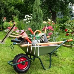 Roue De Brouette Relaxdays 4.80 4.00-8 - Roue De Secours Brouette - Pneu Pneumatique - Avec Adaptateurs Noir-rouge -Outils de jardinage professionnels 1200x1200 1175