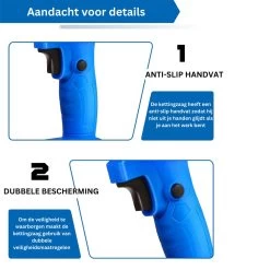 Mini Tronçonneuse - Tronçonneuse - Sécateur Electrique - Taille Haie Electrique - 15 CM - Blauw -Outils de jardinage professionnels 1200x1200 120