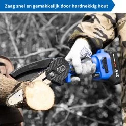 Mini Tronçonneuse - Tronçonneuse - Sécateur Electrique - Taille Haie Electrique - 15 CM - 2 Batteries -Outils de jardinage professionnels 1200x1200 123