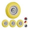 Relaxdays 4x Caoutchouc De Roue De Brouette - Roue De Chariot Avec Essieu - Jante En Acier De Pneu Anti-crevaison -Outils de jardinage professionnels 1200x1200 1271
