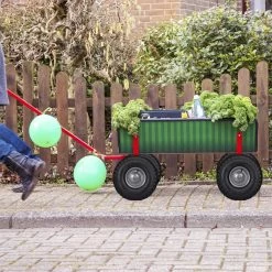 Relaxdays 4 X Roue De Brouette 4.80 4.00-8 - Pneu Pneumatique - Avec Essieu - Jante En Acier - Jusqu'à 200 Kg -Outils de jardinage professionnels 1200x1200 1340