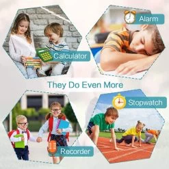 Cadeau FÊTE DES PÈRES - Cadeaux Papa - GPS Smartwatch Tracker - Étanche IP68 Pour Enfants - Smartwatch Pour Enfants Avec Fonction LBS SOS - Téléphone Mobile Écran Tactile Appel Vocal Chat Digi -Outils de jardinage professionnels 1200x1200 1405