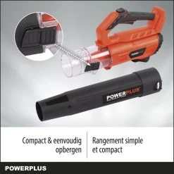 Souffleur à Feuilles Powerplus Dual Power POWDPGSET36 - 20V - Avec Batterie 20V Et Chargeur -Outils de jardinage professionnels 1200x1200 1491