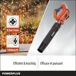 Souffleur à Feuilles Powerplus Dual Power POWDPGSET36 - 20V - Avec Batterie 20V Et Chargeur -Outils de jardinage professionnels 1200x1200 1494