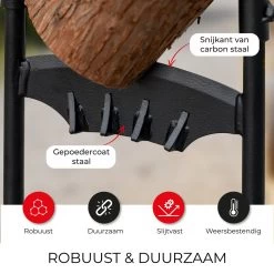 Sunnyhome Fendeuse De Bûches - Fendeuse De Bûches - Fendeuse De Bûches Bois D'allumage - Fendeuse De Bûches - Robuste - Zwart -Outils de jardinage professionnels 1200x1200 21