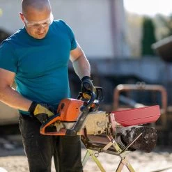 Tréteau Pour Tronçonneuse Relaxdays - Avec Support Pour Tronçonneuse - Tréteau - Jusqu'à 120 Kg - Chevalet -métal -Outils de jardinage professionnels 1200x1200 216