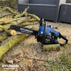 Tronçonneuse Hyundai 38cc - Moteur Essence 2 Temps à Démarrage Facile - Longueur D'épée 35 Cm - Avec Chaîne Supplémentaire Et Sac De Rangement -Outils de jardinage professionnels 1200x1200 257