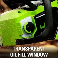 TRONÇONNEUSE À BATTERIE GREENWORKS 40 VOLTS AVEC BATTERIE 2X2.0Ah ET CHARGEUR 18 TRONÇONNEUSE À BATTERIE GREENWORKS 40 VOLTS AVEC BATTERIE 2X2.0Ah ET CHARGEUR -Outils de jardinage professionnels 1200x1200 275