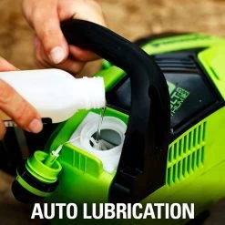 TRONÇONNEUSE À BATTERIE GREENWORKS 40 VOLTS AVEC BATTERIE 2X2.0Ah ET CHARGEUR 20 TRONÇONNEUSE À BATTERIE GREENWORKS 40 VOLTS AVEC BATTERIE 2X2.0Ah ET CHARGEUR -Outils de jardinage professionnels 1200x1200 277