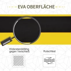 HOMCOM Sawhorse Lot De 2 Tréteaux Pliants Workhorse Acier Anti-dérapant Jaune B40-026 -Outils de jardinage professionnels 1200x1200 29