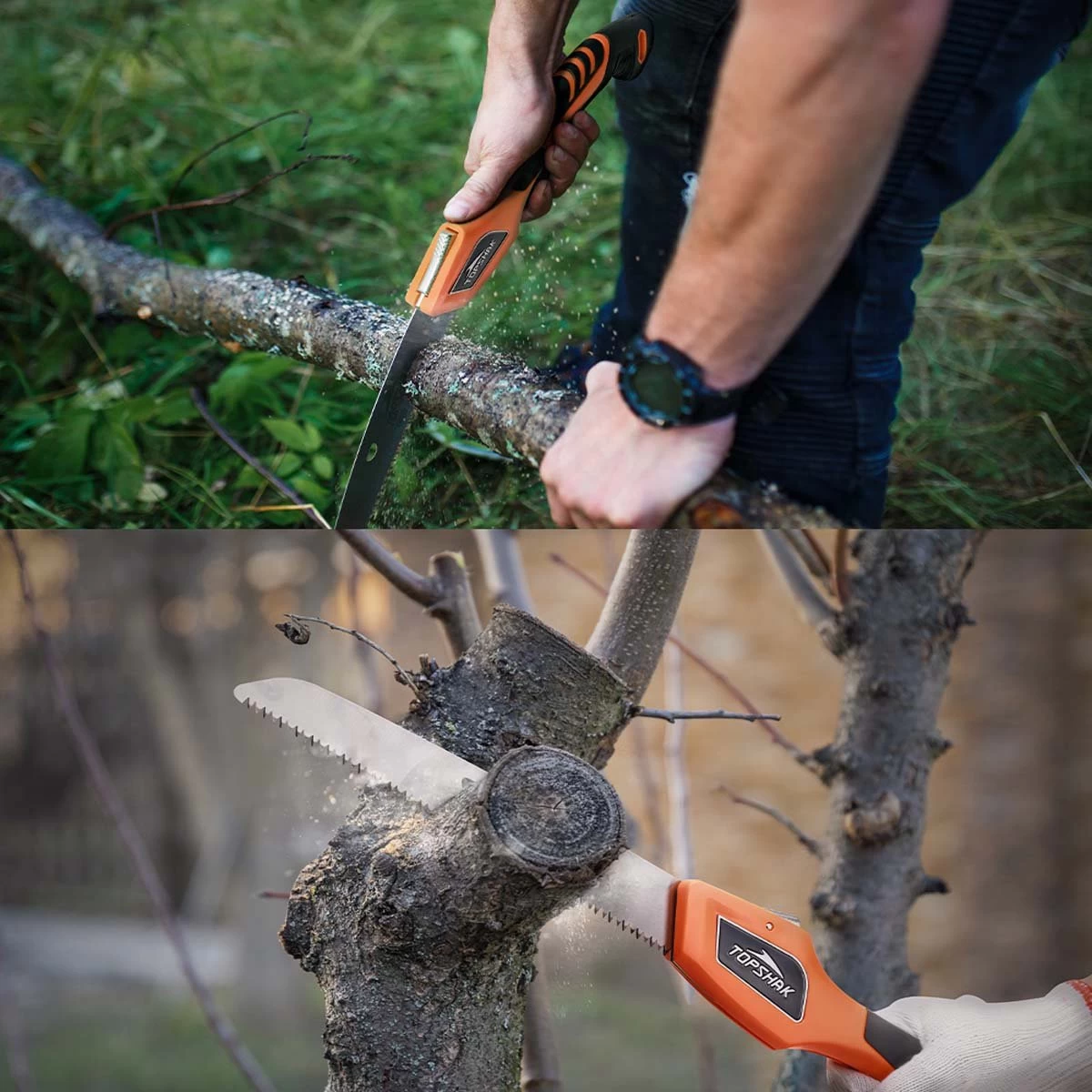 Scie à Scies D'élagage - Scies à Branches - Scie à Main - Longueur De Coupe 250 Mm - Télescopique - Pour élagage De Jardin Ou D'arbre, Camping, Travail Du Bois, Tondeuse Robuste Et Durable - Noir Orange 5 Scie à Scies D'élagage - Scies à Branches - Scie à Main - Longueur De Coupe 250 Mm - Télescopique - Pour élagage De Jardin Ou D'arbre, Camping, Travail Du Bois, Tondeuse Robuste Et Durable - Noir Orange – Image 4