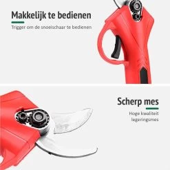 Sécateur à Batterie Foumt SS-2 - Sécateur électrique - Taille-haie électrique - Sécateur - Mini Tronçonneuse - Étui Inclus - Batterie Extra - Rouge -Outils de jardinage professionnels 1200x1200 386