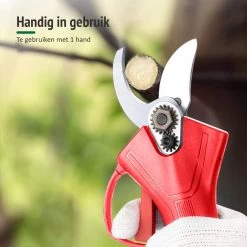 Sécateur à Batterie Foumt SS-2 - Sécateur électrique - Taille-haie électrique - Sécateur - Mini Tronçonneuse - Étui Inclus - Batterie Extra - Rouge -Outils de jardinage professionnels 1200x1200 391