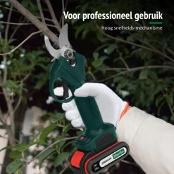 Sécateur Sans Fil Mardin - Sécateur électrique - Taille-haie électrique - Sécateur - Mini Tronçonneuse - Étui Inclus - Batterie Extra - Vert -Outils de jardinage professionnels 1200x1200 411