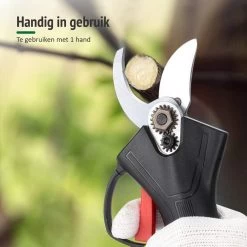 Sécateur à Batterie Foumt SS-1 - Sécateur électrique - Taille-haie électrique - Sécateur - Mini Tronçonneuse - Étui Inclus - Batterie Extra - Zwart -Outils de jardinage professionnels 1200x1200 424