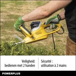 Taille-haie électrique Powerplus POWXG2007 - 550 Watt - Lame De 52,5 Cm De Long -Outils de jardinage professionnels 1200x1200 464