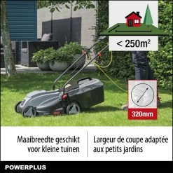 Powerplus POWEG63703 - Tondeuse à Gazon - 1000 W - Largeur De Coupe 32 Cm - Bac De Ramassage 30L - électrique 15 Powerplus POWEG63703 - Tondeuse à Gazon - 1000 W - Largeur De Coupe 32 Cm - Bac De Ramassage 30L - électrique -Outils de jardinage professionnels 1200x1200 570