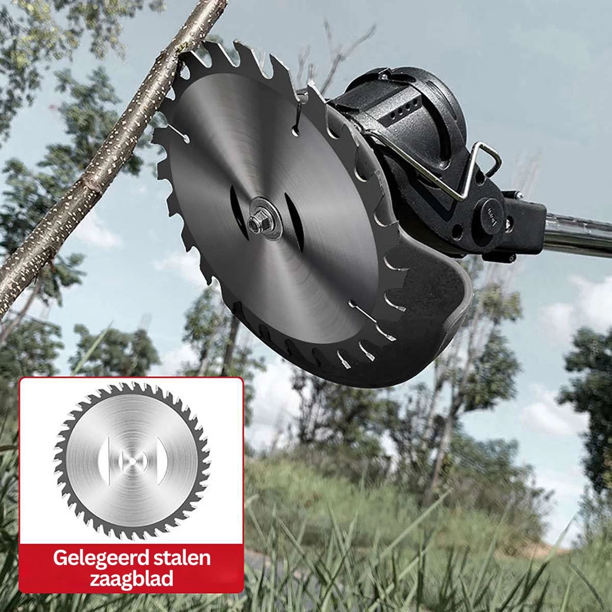 DOERSUPP Brosse à Désherbage électrique - Coupe-herbe Réglable - Set Complet De Tondeuse à Gazon - Haute Qualité - Avec Lames 5 DOERSUPP Brosse à Désherbage électrique - Coupe-herbe Réglable - Set Complet De Tondeuse à Gazon - Haute Qualité - Avec Lames – Image 3