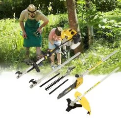 Outil Multifonction Essence Maxx 5 En 1 - Tronçonneuse - Débroussailleuse - Tondeuse De Bord - Cisaille à Haies - Rallonge - 52 Cm³ -Outils de jardinage professionnels 1200x1200 601