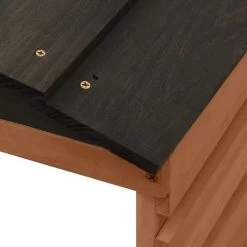 VidaXL Auvent Pour Tondeuse à Gazon 78 X 74 X 54 Cm Bois D'épicéa Noir Marron -Outils de jardinage professionnels 1200x1200 608