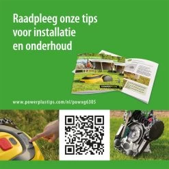 Tondeuse Robot Powerplus POWXG6305 - 18V - Pour Pelouses Jusqu'à Environ 500m² - Largeur De Coupe 180mm - Incl. Borne De Recharge Et Accessoires -Outils de jardinage professionnels 1200x1200 653