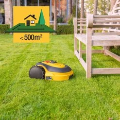 Tondeuse Robot Powerplus POWXG6305 - 18V - Pour Pelouses Jusqu'à Environ 500m² - Largeur De Coupe 180mm - Incl. Borne De Recharge Et Accessoires -Outils de jardinage professionnels 1200x1200 656