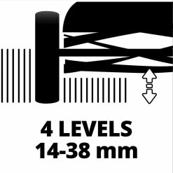 Einhell GE-HM 18/38 Tondeuse à Gazon Poussée Batterie Noir, Gris, Rouge -Outils de jardinage professionnels 1200x1200 682