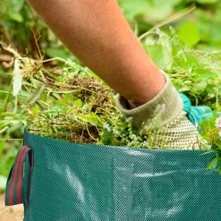 Lot De 4 Sacs à Déchets De Jardin Relaxdays - Sac De Jardin Vert 260 L - Sac à Mauvaises Herbes Pliable Autoportant -Outils de jardinage professionnels 1200x1200 730