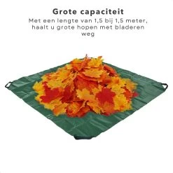 Cheqo® Bâche à Déchets De Jardin - Bâche - Sac à Déchets De Jardin - Bâche à Déchets De Jardin - Bâche De Construction - 150x150cm -Outils de jardinage professionnels 1200x1200 782