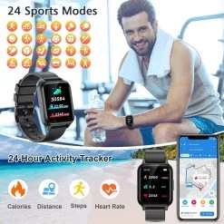 Cadeau FÊTE DES PÈRES - Cadeaux Papa - GPS Smartwatch - GPS TRACKER - Étanche IP68 Pour Enfants - Smartwatch Pour Enfants Avec Fonction LBS SOS - Téléphone Mobile Écran Tactile Appel Discours Chat -Outils de jardinage professionnels 1200x1200 788