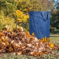 Relaxdays Pop Up Sac à Déchets De Jardin - Lot De 2 - Sac De Jardin 120 L - Bleu - Sac à Mauvaises Herbes - Sac à Feuilles -Outils de jardinage professionnels 1200x1200 810