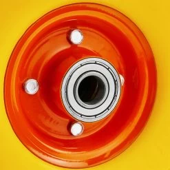 PrimeMatik - Roue De Brouette Massief Jaune 2-pack 100 Kg 10x3" 254x76 Mm. Courroie De Rechange Pour Plate-forme De Transport Et Chariots -Outils de jardinage professionnels 1200x1200 818