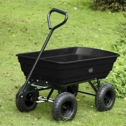 AXI AG75 Dump Truck / Charrette De Jardin Avec Basculeur Noir - Chariot De Transport De Jardin 75 Litres / Max 250 Kg. -Outils de jardinage professionnels 1200x1200 819