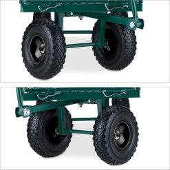 Pneumatiques De Charrette à Bras Relaxdays - 200 Kg - Chariot De Transport En Acier - Chariot De Jardin - Charrette à Bras -Outils de jardinage professionnels 1200x1200 825