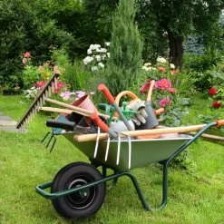 Roue De Brouette Relaxdays Anti Crevaison - 4.80 4.00-8 - 3 Adaptateurs - Jante Acier - Complet Schwarz-Schwarz -Outils de jardinage professionnels 1200x1200 843