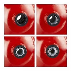 Relaxdays Roue De Brouette Anti Crevaison - 4.80 4.00-8 - 3 Adaptateurs - Jante Acier - Complet Blauw Rouge -Outils de jardinage professionnels 1200x1200 890