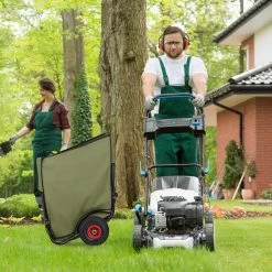 Chariot De Jardin Relaxdays Grand - Chariot De Jardin 160 Litres - Sac Poubelle De Jardin - Chariot De Jardin - Pliable -Outils de jardinage professionnels 1200x1200 905